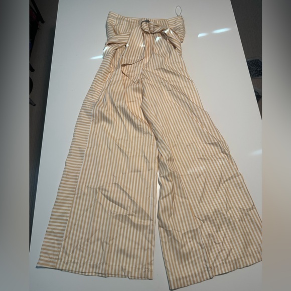 c/meo collective yellow and white striped pants Size S - Picture 1 of 8